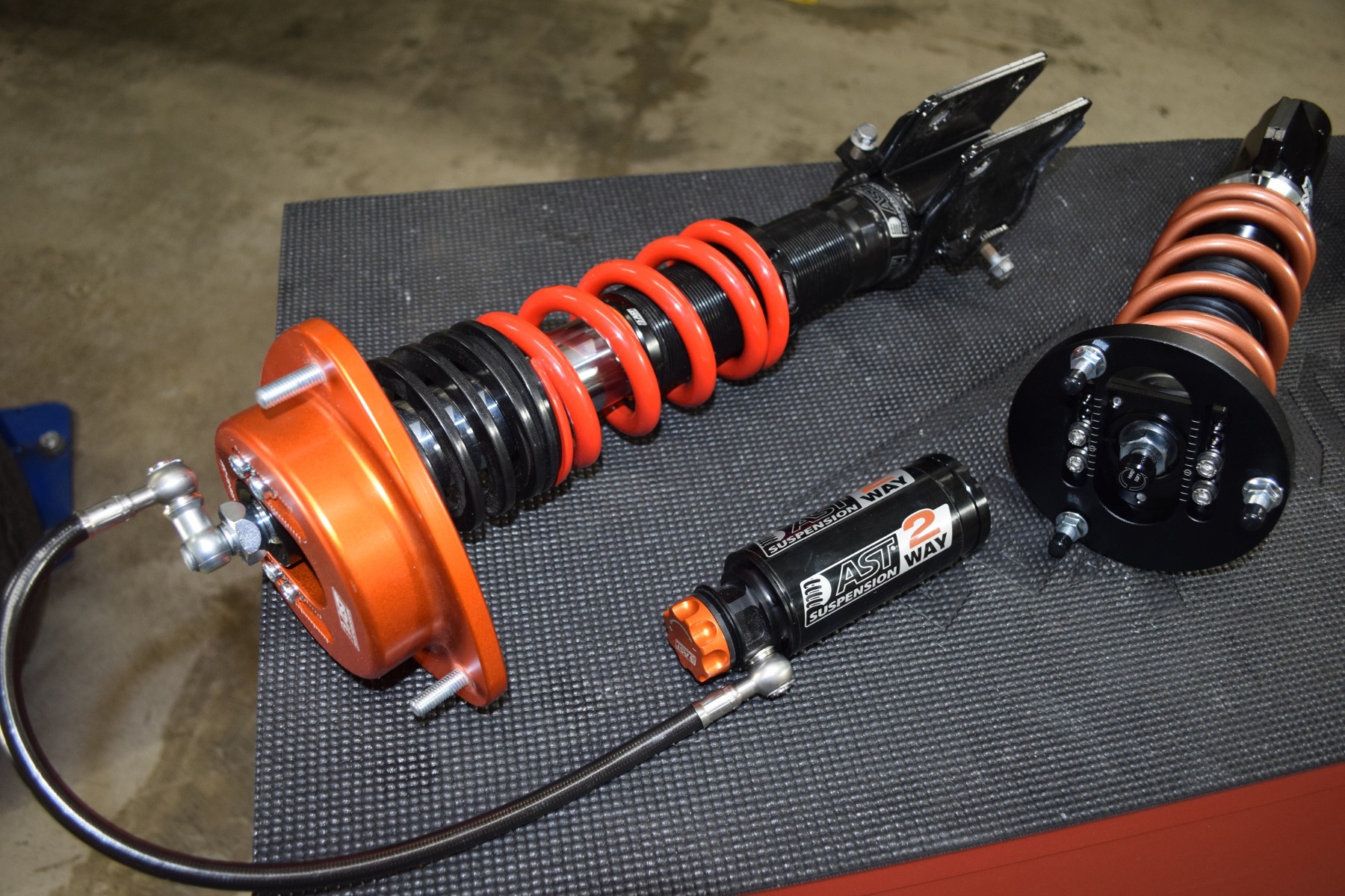 AST 5200 Coilover Suspension Side