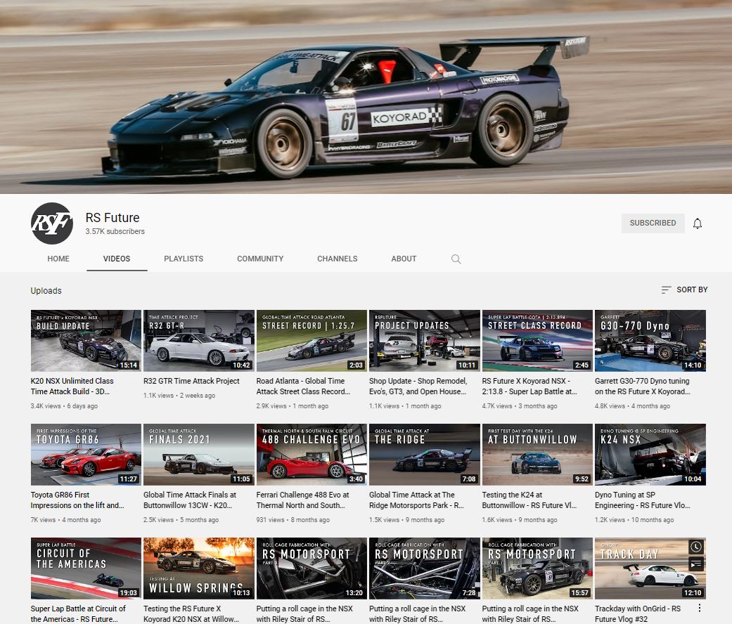 RS Future Youtube