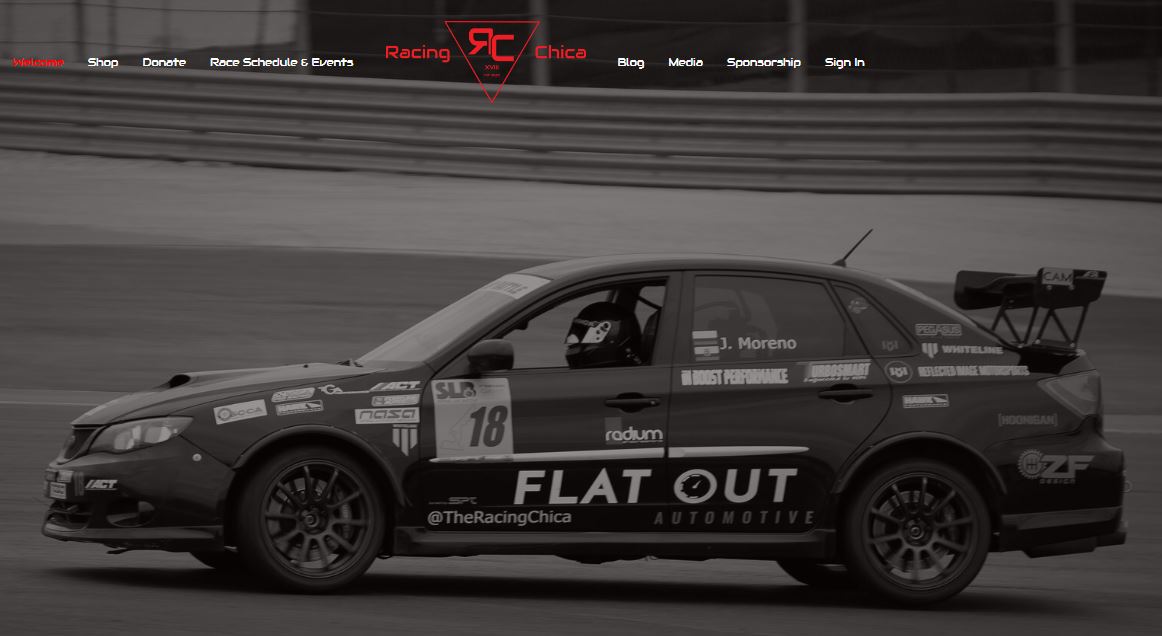 The Racing Chica Website