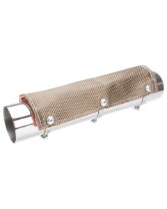 DEI Titanium Pipe Shield - 12" x 6"