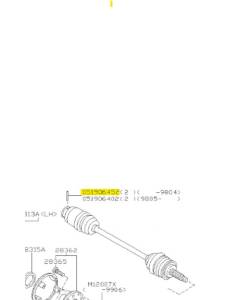 Subaru OEM Axle Spring Pin