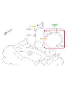 Subaru OEM PCV Hose Assembly - 11815AC740