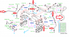 Subaru OEM PCV Hose Kit (12-14 WRX)