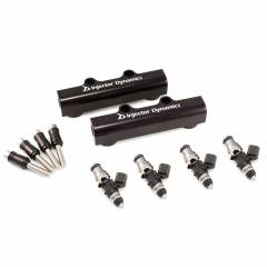 Injector Dynamics 1050x Top Feed Conversion - Fuel Injector Set & Fuel Rails (04-06 STI, LGT, FXT)