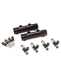 Injector Dynamics 1750x Top Feed Conversion - Fuel Injector Set & Fuel Rails (04-06 STI)