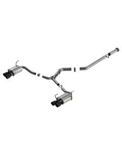 Borla S-Type Catback Exhaust - Ceramic Black Tips (22+ WRX)