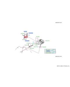 Subaru OEM Turbo Oil-Feed Line Banjo-Bolt - Cylinder Head Side