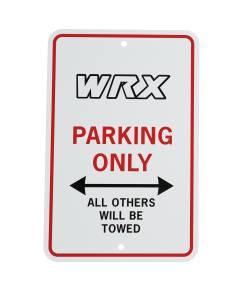 Subaru OEM WRX Parking Sign