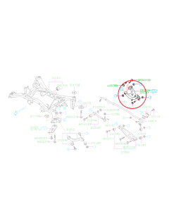Subaru OEM Rear Upper Arm Assembly - LH