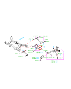 Subaru OEM Lateral Link Bushing - Outer (05-09 LGT Spec B)