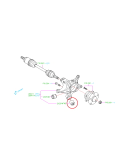 Subaru OEM Rear Trailing Arm Bushing