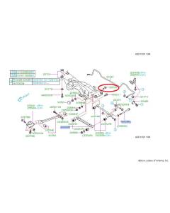 Subaru OEM Camber Bolt - Rear Lateral Link - 20540AA111