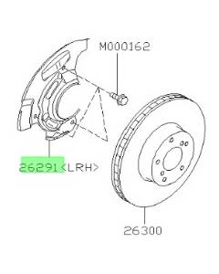 Subaru OEM COVER F DISK BRAKE - 26290FE050