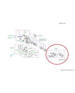Subaru OEM 2-Pot Rear Caliper Seal Kit (06 - 07 WRX)