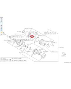 Subaru OEM Axle Snap-ring - Transmission Side (02-03 WRX)