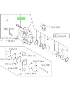 Subaru OEM  Rear 2-Pot Caliper Bleeder Screw