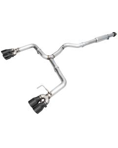 AWE Track Edition Catback - Diamond Black Tips (22+ WRX)
