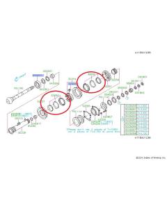 WRX 5-speed 1st 2nd gear synchro set
