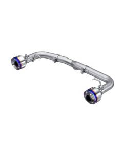 MBRP 2.5 Inch Axle back Exhaust - Dual Exit - Street Profile - Burnt Tips (13+ BRZ)
