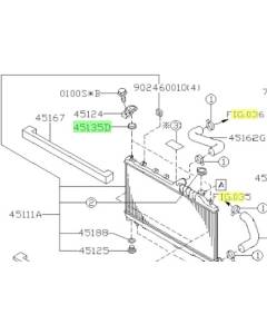 Subaru OEM Radiator Cushion (05-09 LGT)
