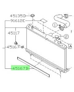 Subaru OEM Lower Radiator Packing - 45167AG020