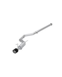 MBRP 3 Inch Catback Exhaust - Single Exit - Street Profile - Carbon Fiber Tip (22+ WRX)