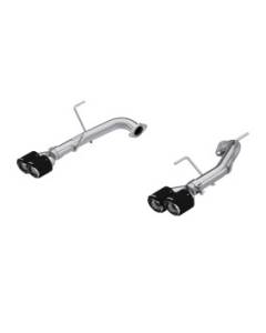 MBRP 2.5 Inch Axle back Exhaust - Quad Exit - Race Profile - Carbon Fiber Tips (22+ WRX)