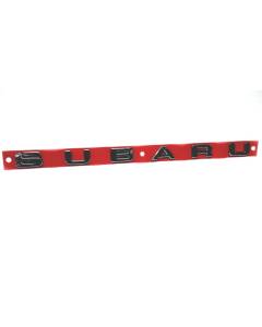 Subaru trunk lettering for the 2004 - 2005 WRX and STI Sedan