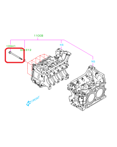 Subaru OEM Case Bolts (FA20)