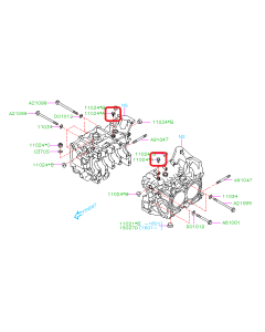 Subaru OEM Galley Plug - 11024AA132