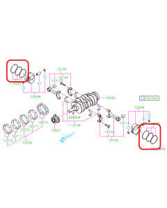 Subaru OEM Piston Ring Set (Type RA)