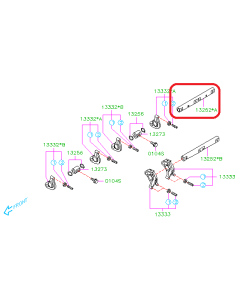 Subaru OEM Valve Rocker Shaft - 13252AA092