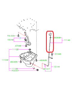 Subaru OEM Dipstick (04-05 STI, 2005 LGT/OBXT)