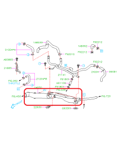 Subaru OEM Coolant Crossover Pipe (04-05 STI)
