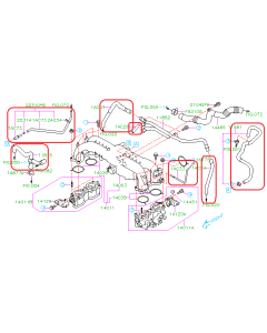 Subaru OEM PCV Hose Kit (05-06 LGT & Spec.B, 05-06 OBXT)