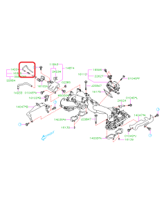 Subaru OEM Air Control Valve Hose - 22684AA170 (08-16 STI)