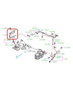 Subaru OEM Fuel Rail - Passenger Side (08+ STI)