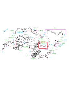 Subaru OEM Vacuum Hose - 99071AD190 (08-14 WRX, 09-13 FXT, 08-12 LGT)