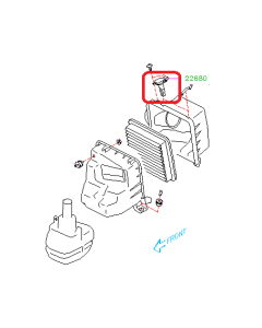 Subaru OEM Mass Air Flow Sensor - MAF (15-21 WRX, 14-18 FXT)