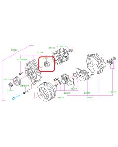 Subaru OEM Alternator Bearing