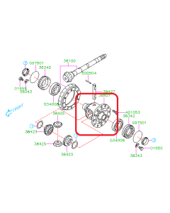 Subaru OEM Front Differential Case (02+ WRX)
