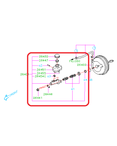 Subaru OEM Brake Master Cylinder (08-14 WRX, 07-09 LGT, 09-13 FXT)