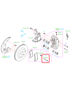 Subaru OEM Brake Pad Pin Nut (18-21 STI)