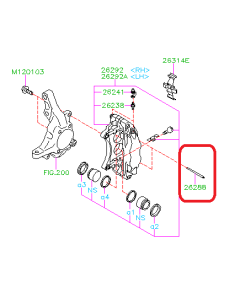 Subaru OEM Brake Caliper Pin (18-21 STI)