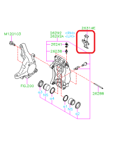 Subaru OEM Brake Caliper Cross Spring (18-21 STI)