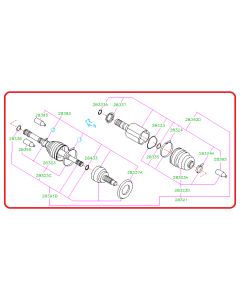 Subaru OEM Axle - Front (07-09 OBXT, 07-09 LGT)