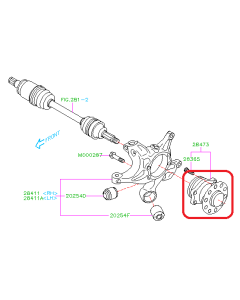 Subaru OEM Rear Wheel Bearing (17-20 BRZ)
