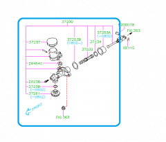 Subaru OEM Clutch Master Cylinder (08-14 WRX/STI)