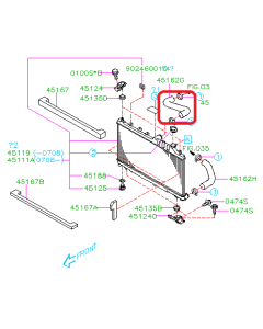 Subaru OEM Upper Radiator Hose (05-09 LGT/OBXT)