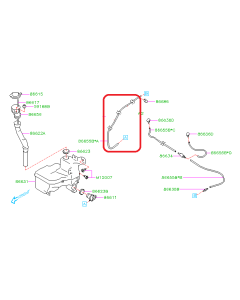 Subaru OEM Windshield Washer Hose (13-20 BRZ)